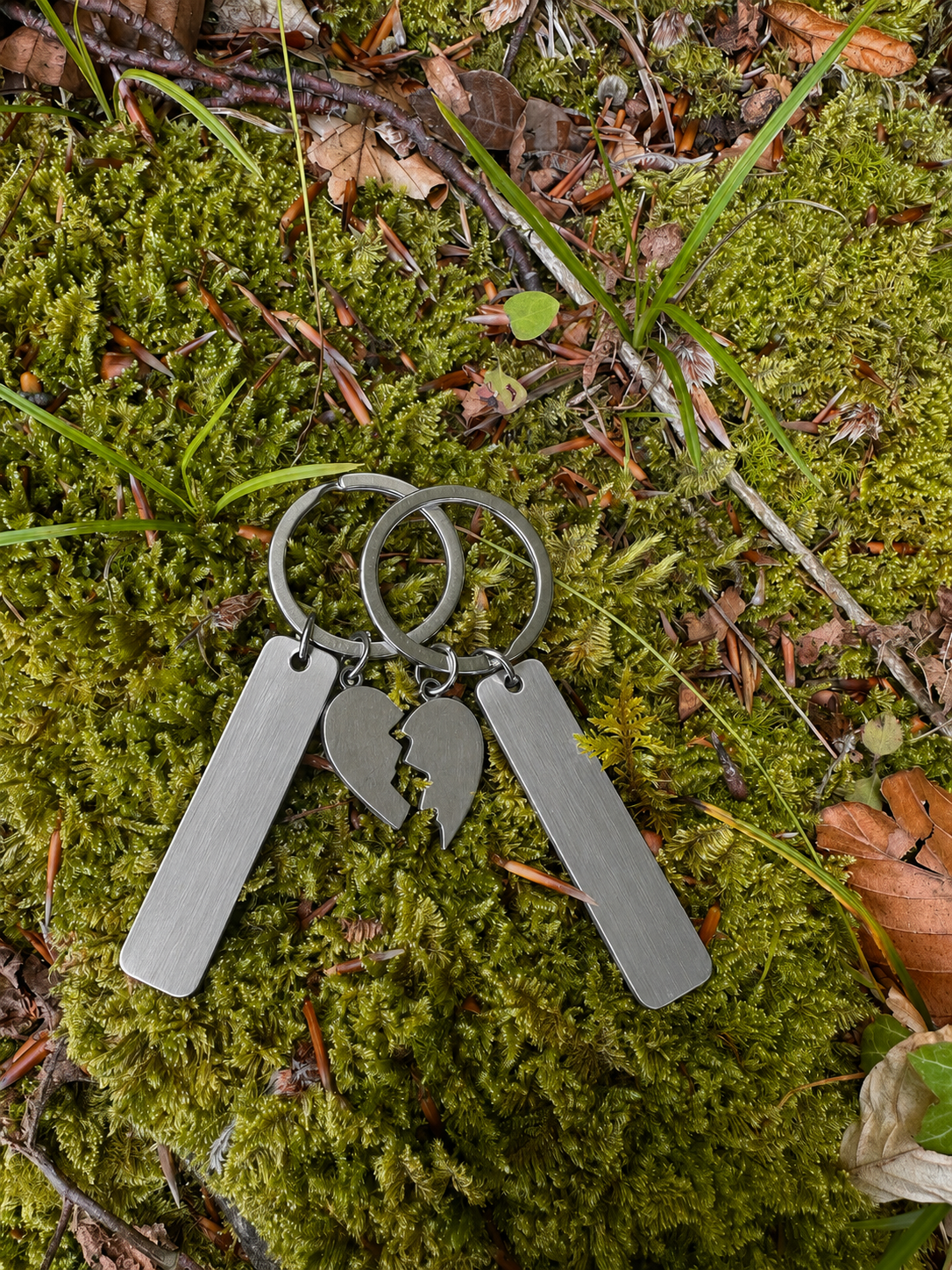 Personalized Heart Pendants for Couples