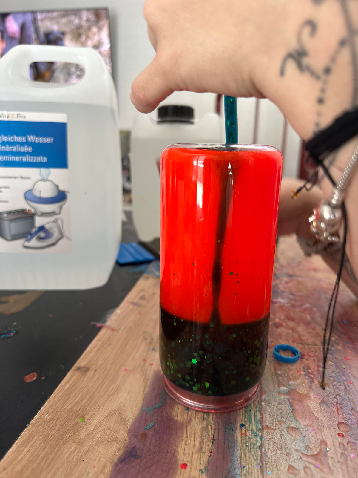 Glitzerbecher selbst gestalten