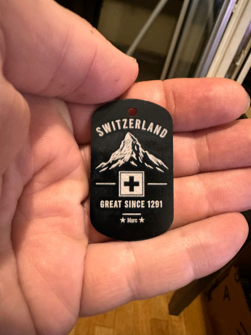 Great since 1291  Dogtag Personalisiert